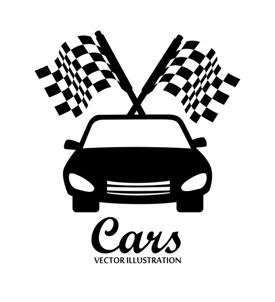 Garageutformning — Stock vektor