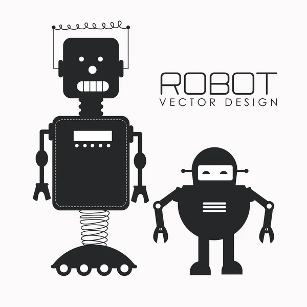 Design del robot — Vettoriale Stock