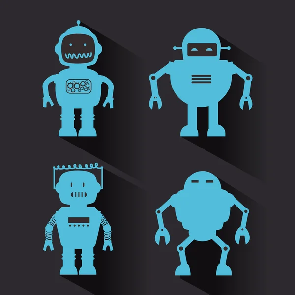 Robot ontwerp — Stockvector