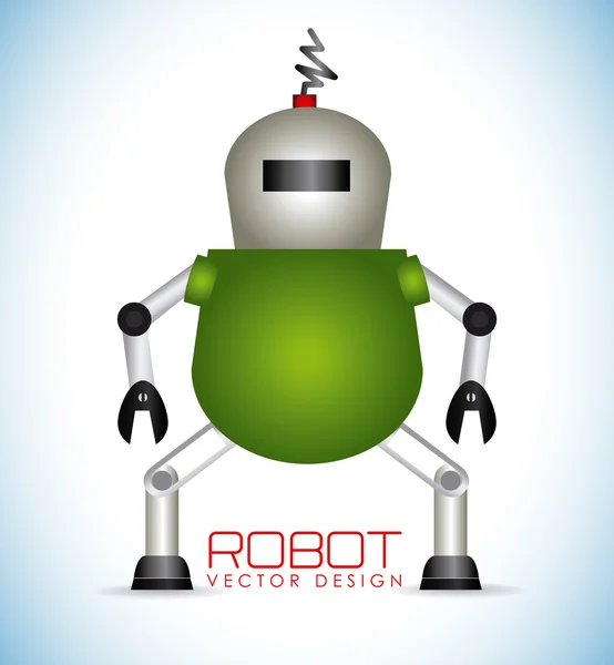 Diseño del robot — Vector de stock