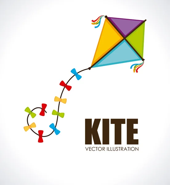 Kite design — Stock Vector