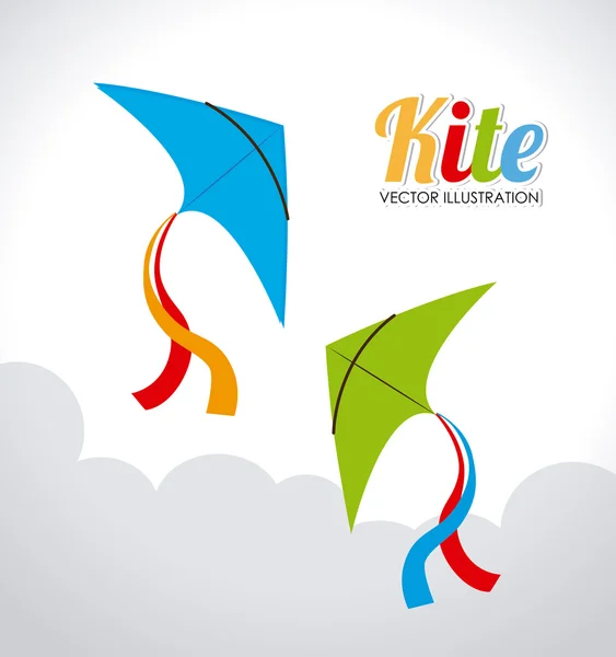 Kite design — Stock Vector