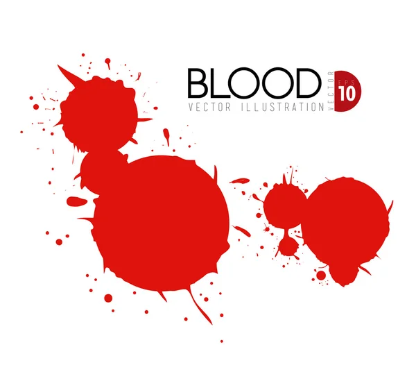Disegno del sangue — Vettoriale Stock