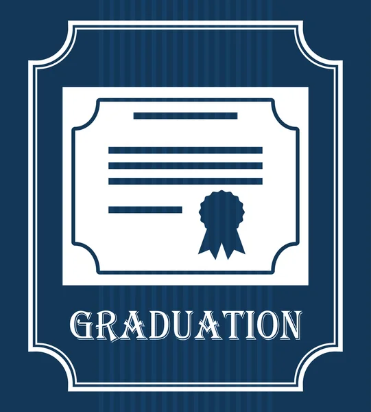 Graduation design — Stock Vector