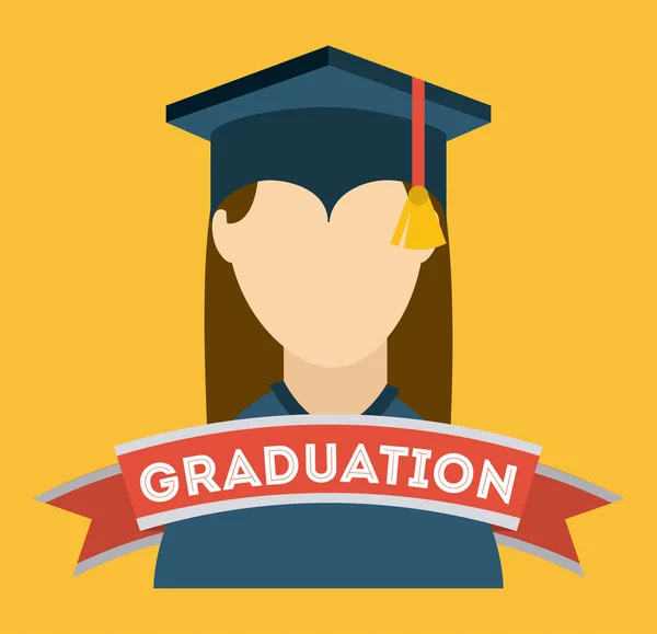 Graduation design — Stock Vector