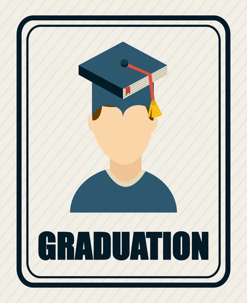 Diseño de graduación — Vector de stock