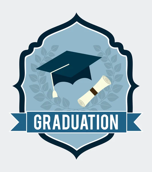 Graduation design — Stock Vector