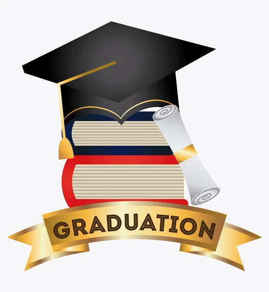 Graduation design — Stock Vector