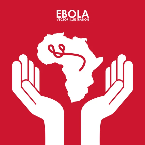 Ebola ontwerp — Stockvector