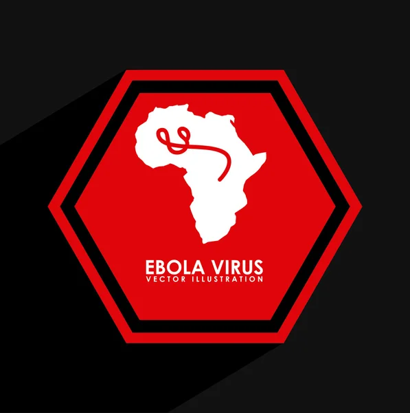 埃博拉病毒设计 — 图库矢量图片