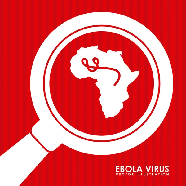 Desenho de ebola — Vetor de Stock