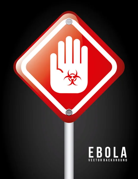 Ebola-Design — Stockvektor