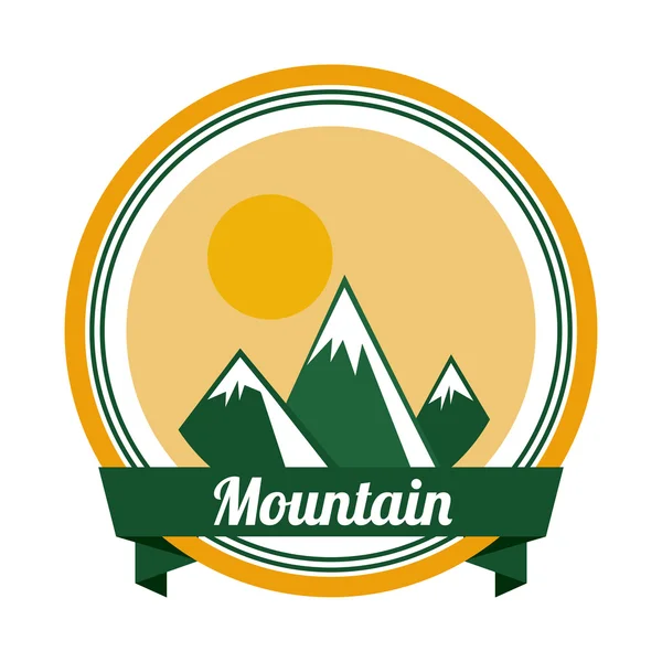Diseño de montaña — Archivo Imágenes Vectoriales