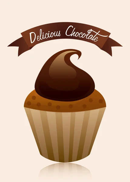 Diseño de chocolate — Vector de stock