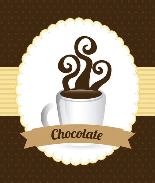 Chocolate design — Stock Vector