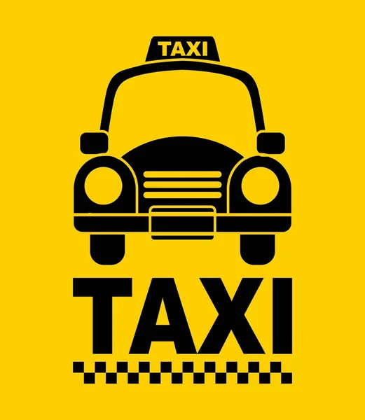 Conception de taxi — Image vectorielle