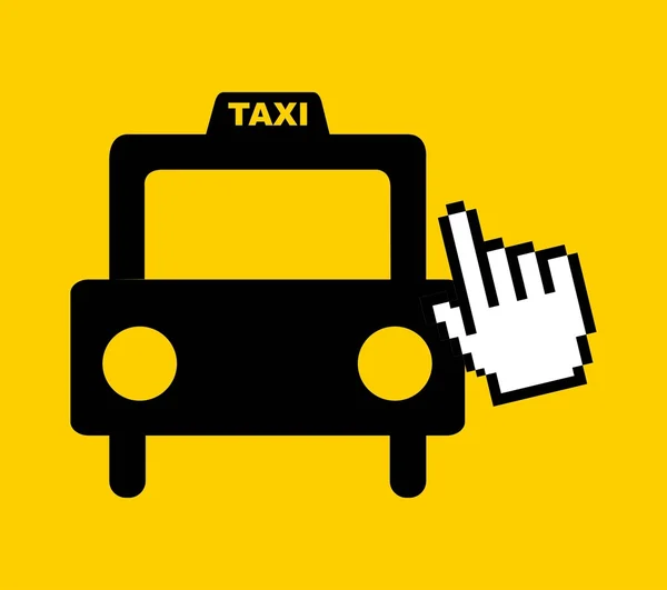 Taksi tasarım — Stok Vektör