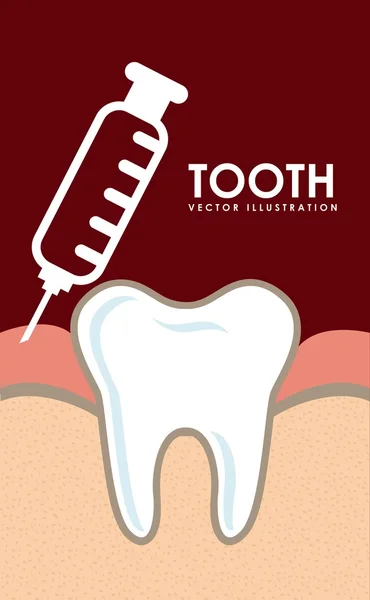 Desenho dentário — Vetor de Stock