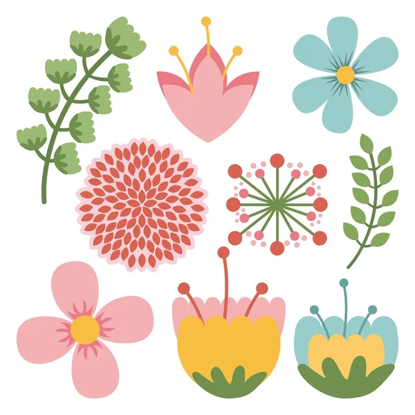 Diseño floral — Vector de stock