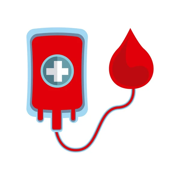 Donar sangre diseño — Vector de stock