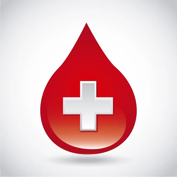 Donate blood design — Stock Vector