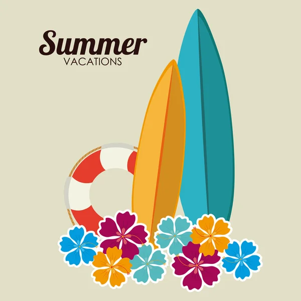 Diseño de verano — Vector de stock