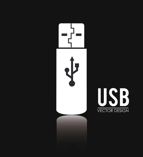Conception USB — Image vectorielle