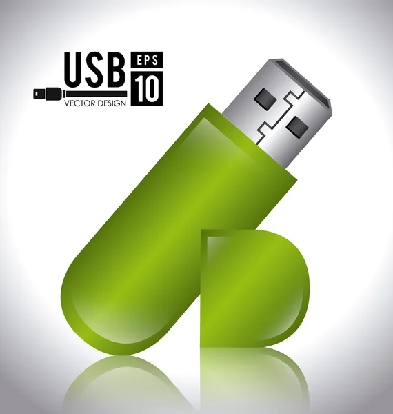 USB design — Stock Vector