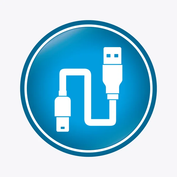 Diseño USB — Vector de stock