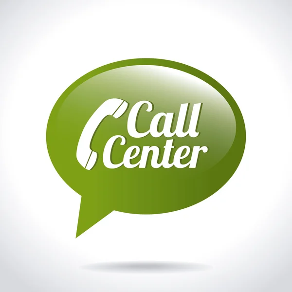 Call center ontwerp — Stockvector