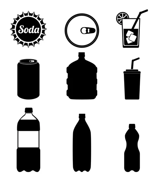 Diseño de bebidas — Archivo Imágenes Vectoriales