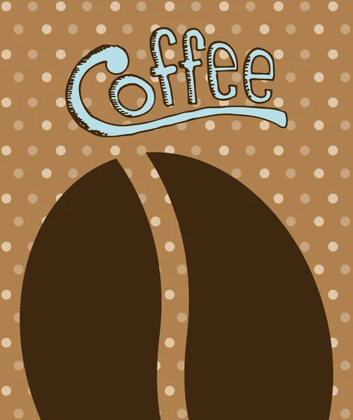 Diseño de café — Vector de stock