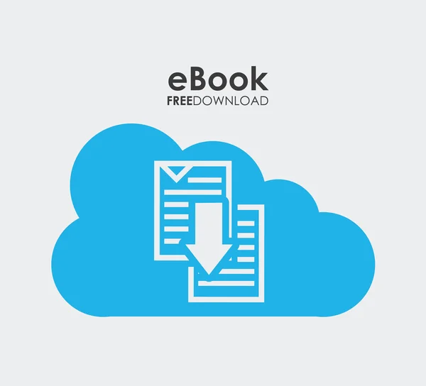 Design de ebook — Vetor de Stock