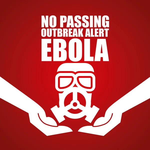 Ebola-Design — Stockvektor