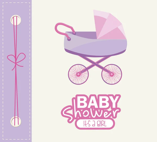 Baby douche ontwerp — Stockvector