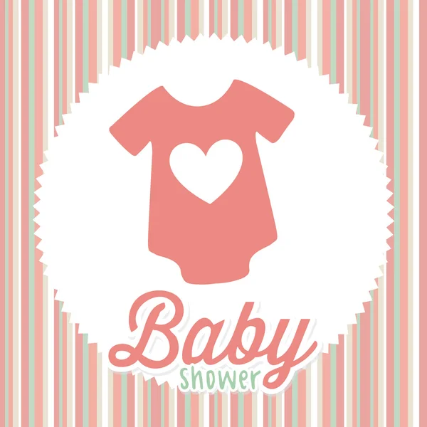 Baby shower design — Stock Vector