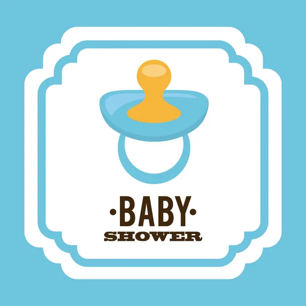 Baby shower design — Stock Vector