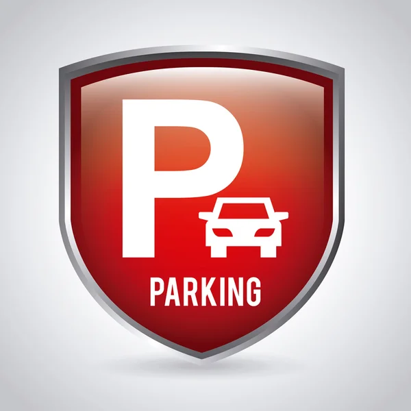 Parkering design — Stock vektor