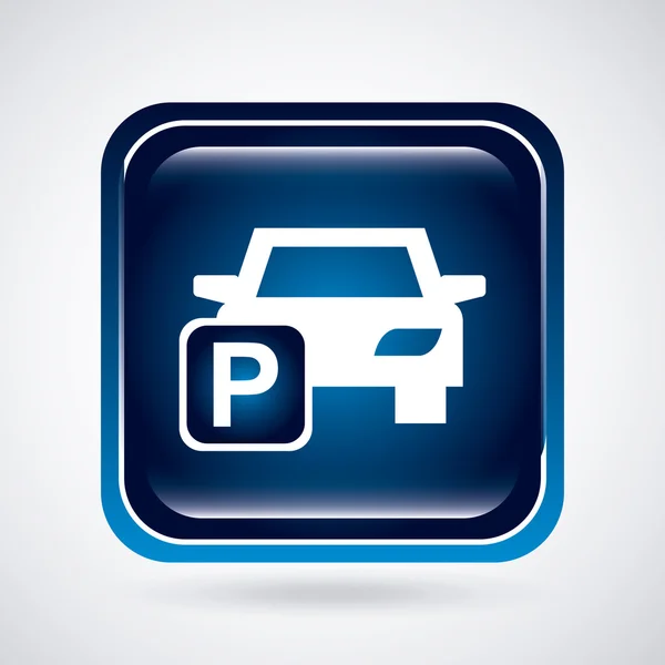 Projekt parking — Wektor stockowy