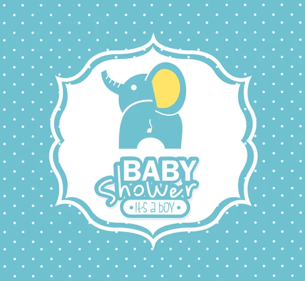 Baby shower design Stock Vector