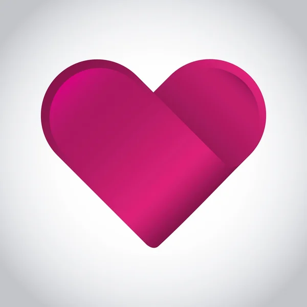 Hart liefde ontwerp — Stockvector
