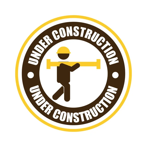 Under construction design — Stock Vector