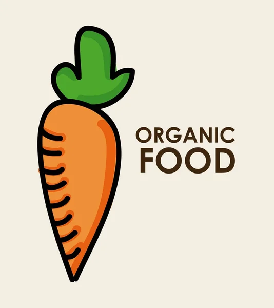 Organic food design — Stock Vector