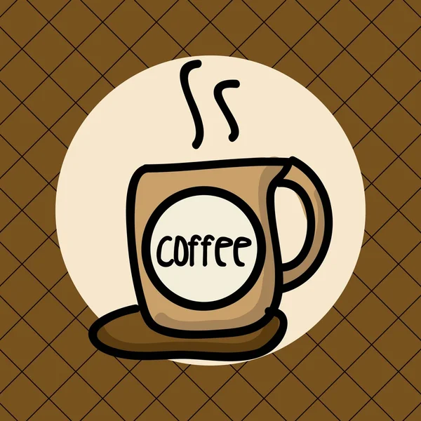 Koffie ontwerp — Stockvector