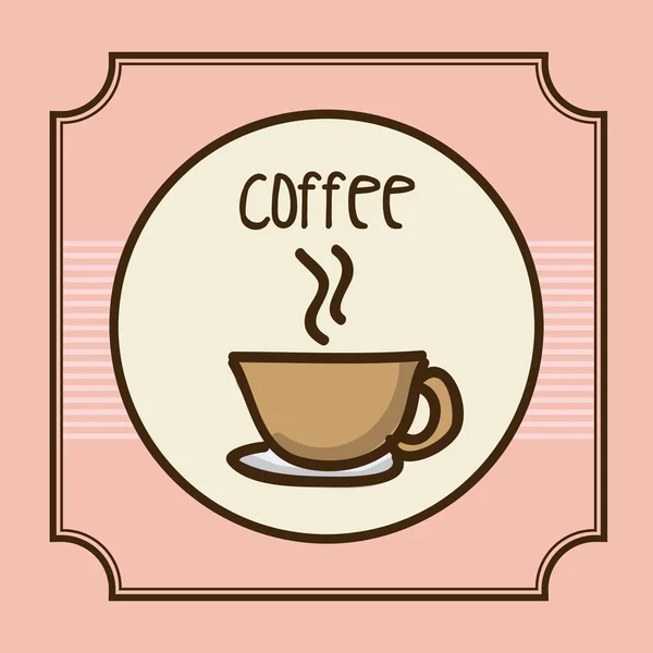 Koffie ontwerp — Stockvector