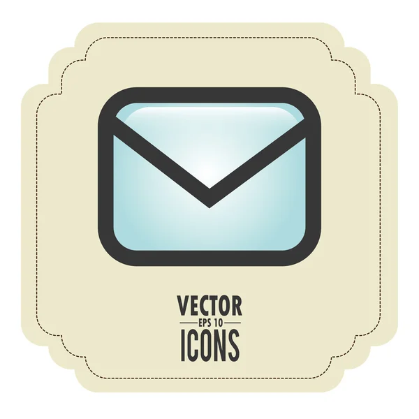Design de ícone de computador — Vetor de Stock