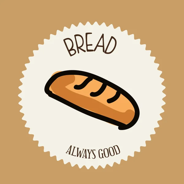 Brotdesign — Stockvektor