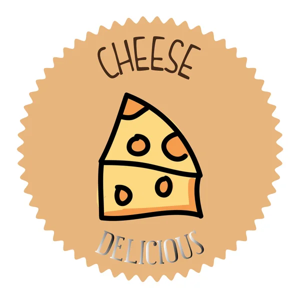 Conception du fromage — Image vectorielle