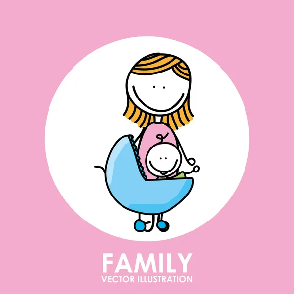 Family design — Stock Vector