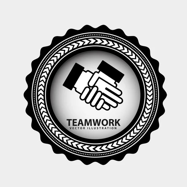 Teamwork design — Stock Vector